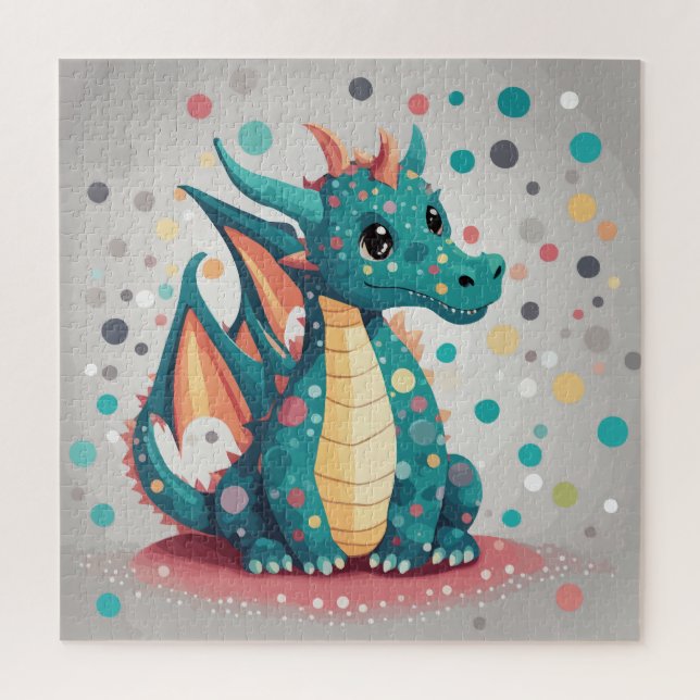 Dragon cute  jigsaw puzzle (Vertical)