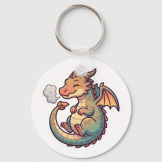 Dragon Cute Zodiac Keychain