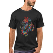 Dragon Dance On Black T-Shirt