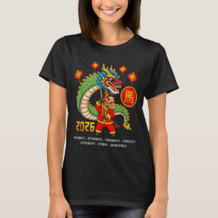 Dragon Dance Year Of The Horse Chinese New Year Zo T-Shirt