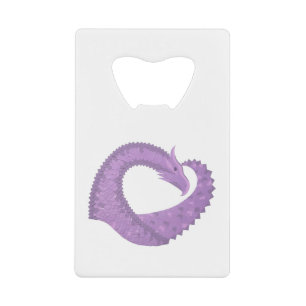 Dragon de coeur violet de lavande blanc
