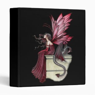 Dragon de fée gothique Classeur par Molly Harrison