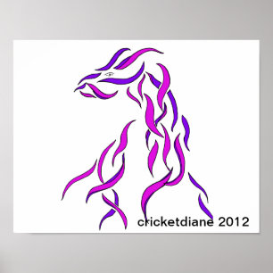 Dragon de Ruban inhabituel - Poster CricketDiane 2