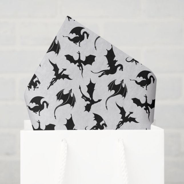 Dragon Decoupage Tissue Paper (Gift Bag)
