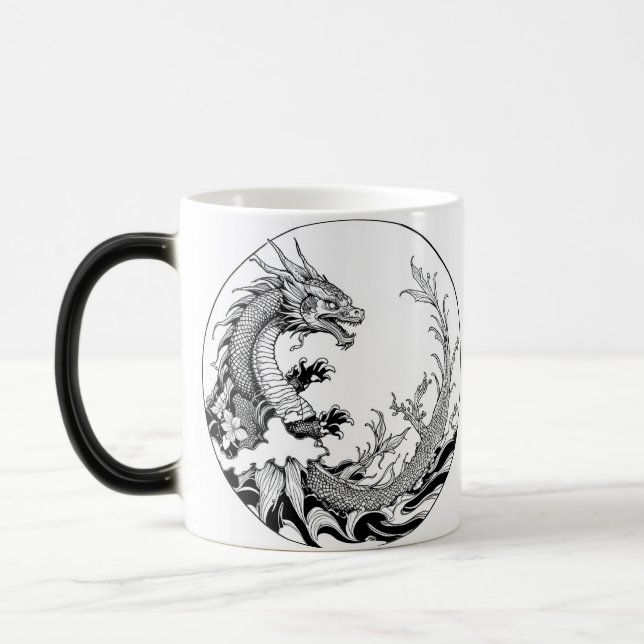 Dragon design mug (Left)