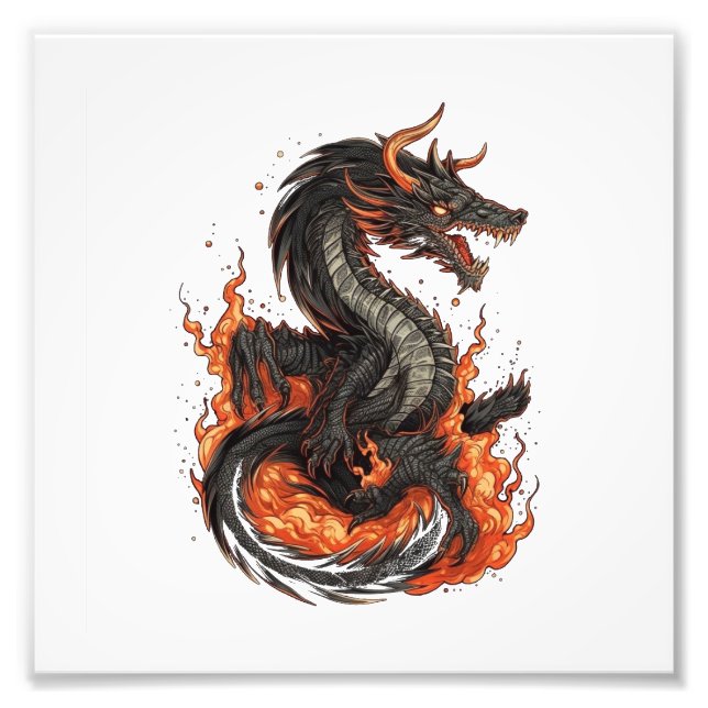 dragon design photo print (Front)