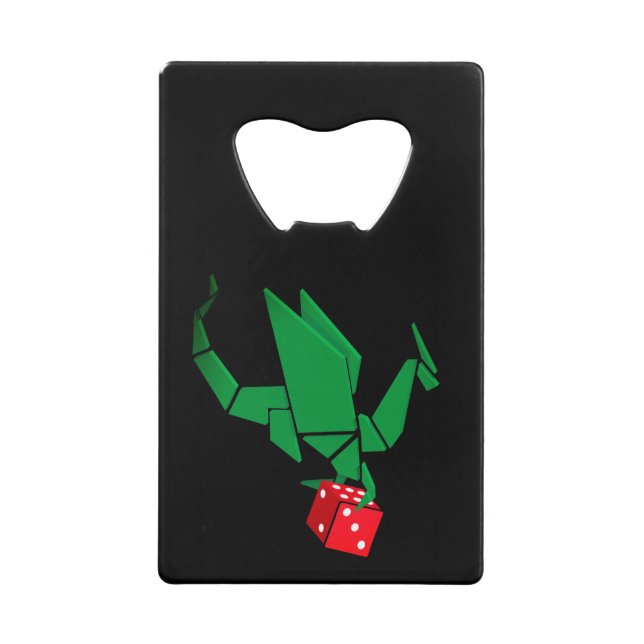 Dragon Dice Bottle Opener Wallet Bottle Opener (Front)