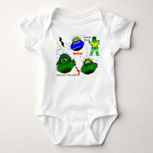 Dragon Dino Spaceships Captain Zacky Robot Baby Bodysuit