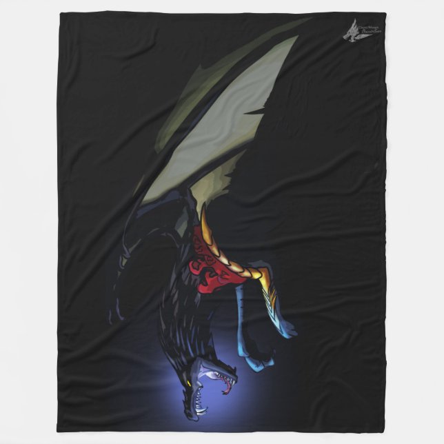 Dragon Dive Fleece Blanket (Front)