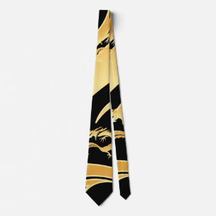 Dragon d'or et Cravate noir