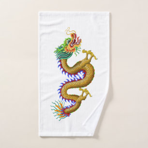Dragon d'or pour la serviette de canotage de