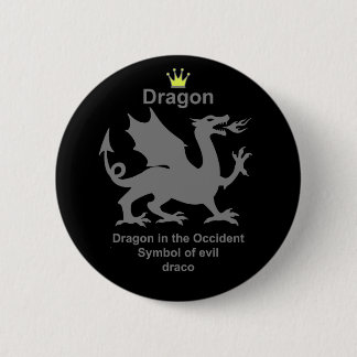 dragon Dragon 2 Inch Round Button