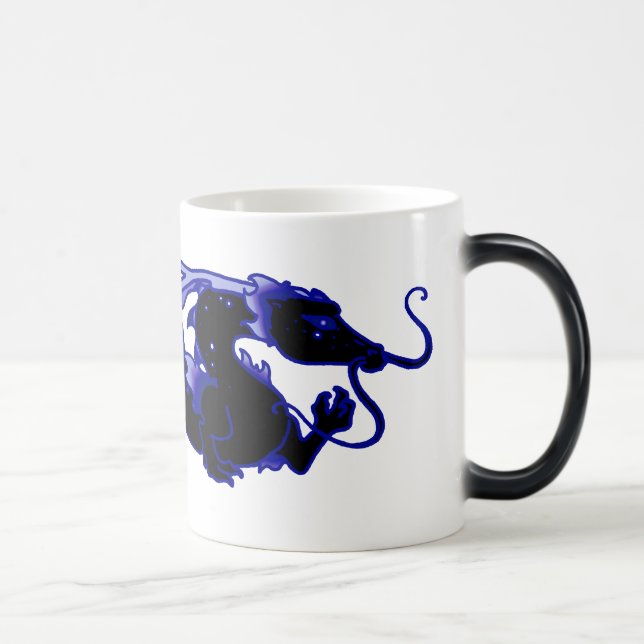 Dragon Dragon Black and Blue Magic Mug (Right)