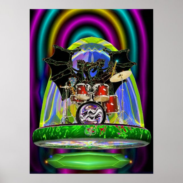 Dragon Drums. Poster (Front)