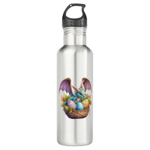 Dragon Easter Day Loves Collecting Easter Eggs Dra 710 Ml Water Bottle