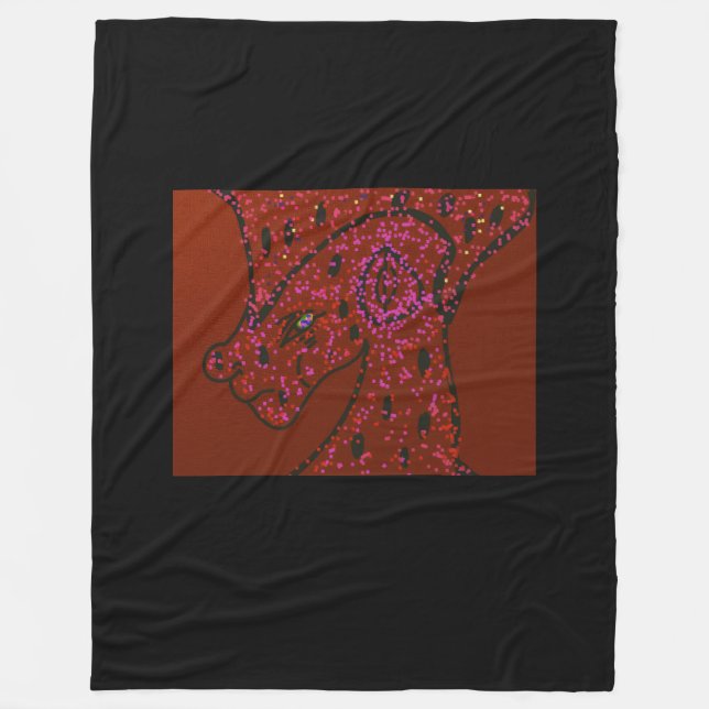 Dragon Emperor Fleece Blanket (Front)