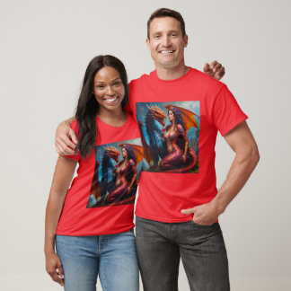 Dragon en T-shirt Love