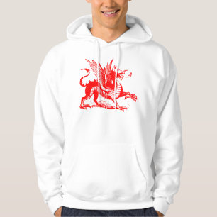 Dragon Engraving - Red Hoodie