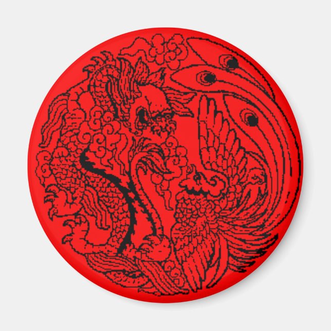 Dragon et aimant Phoenix (Devant)