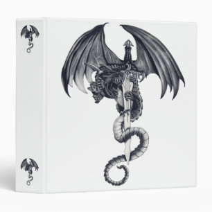 Dragon et épée 1,5" classeur