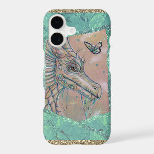Dragon et papillon fantaisie art par Renee Lavoie