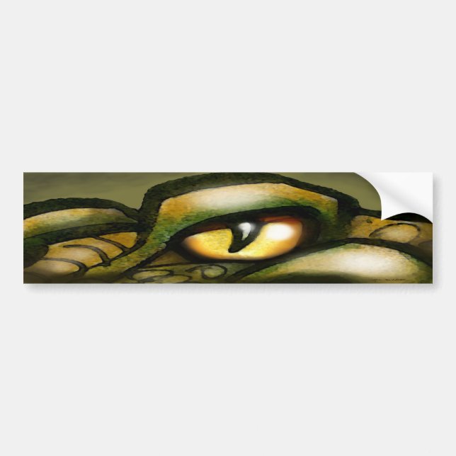 Dragon Eye Bumper Sticker (Front)