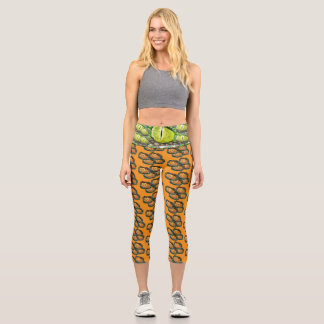 Dragon Eye Capri Leggings