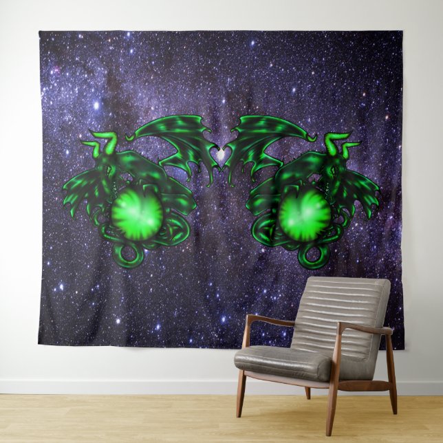 Dragon Eye Tapestry (In Situ (Horizontal))