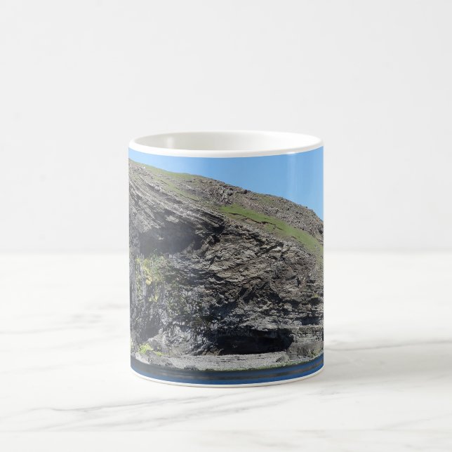 Dragon Face Isle Skye Cliffs Scottish Landscape  Coffee Mug (Center)