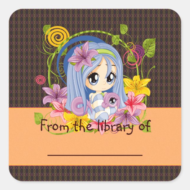 Dragon Fae Book Label (Front)