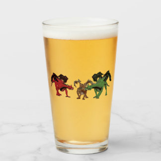 Dragon Family Glass