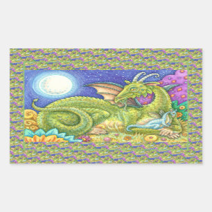 DRAGON FAMILY NEXT GENERATION, WHIMSICAL FANTASY STICKER