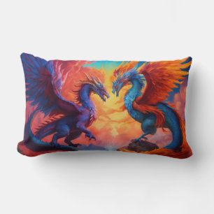 dragon Fansion Throw Pillow