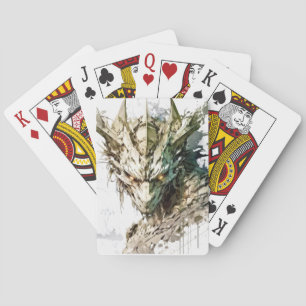 Dragon Fantasy Animal Painting Wildlife Outdoors  Playing Cards