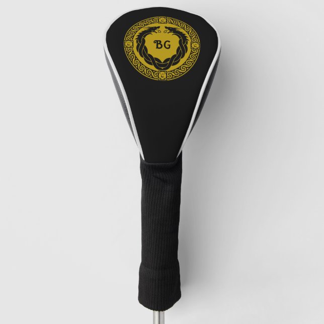Dragon Fantasy Golf Accessory Head Cover (Front)