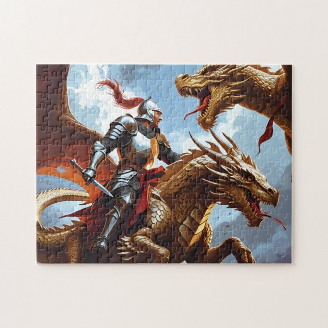 Dragon Fight Jigsaw Puzzle (Horizontal)