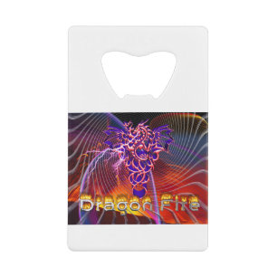 Dragon Fire Credit Card Bottle Opener