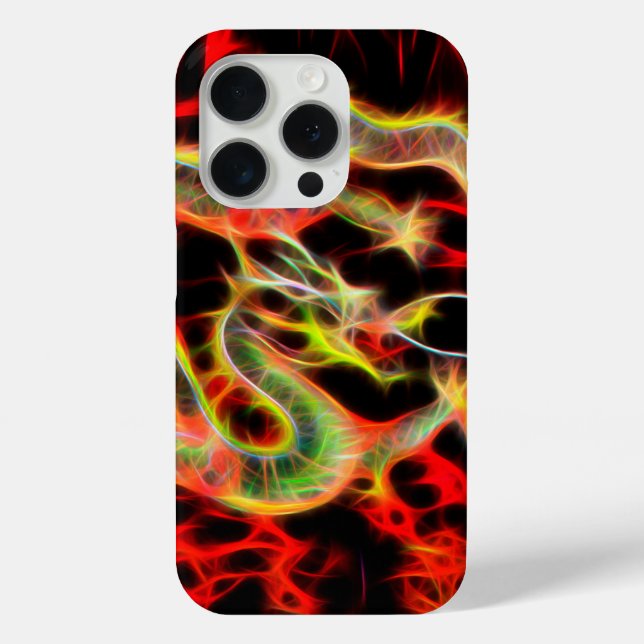 Dragon Fire on Lucky Energy Case-Mate iPhone Case (Back)