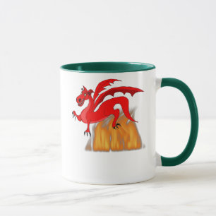Dragon & Flames Mug