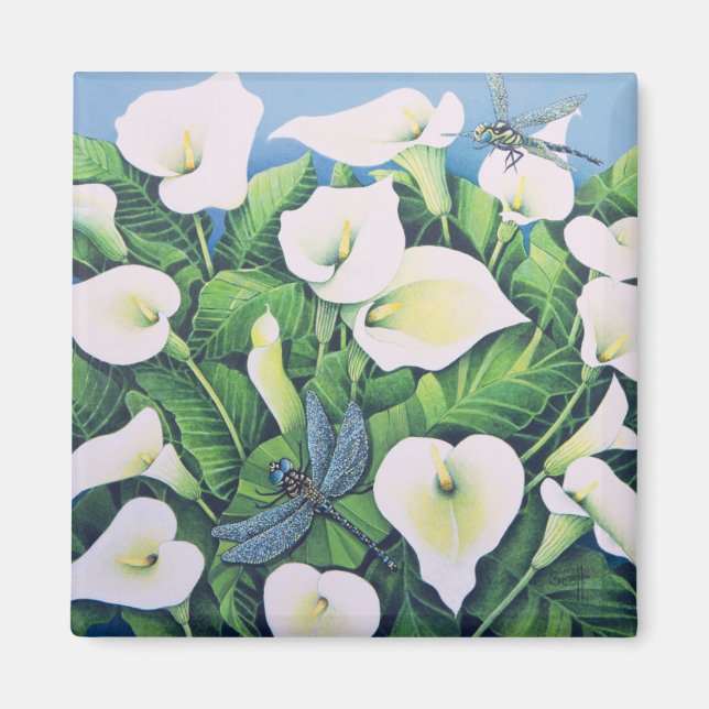 Dragon Flies Magnet (Front)