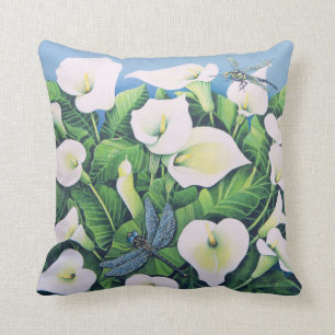 Dragon Flies Throw Pillow