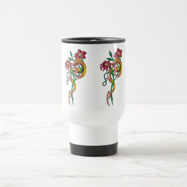 Dragon Flower Mug (Center)