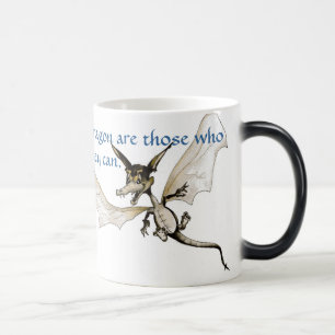 dragon fly Those who can see a dragon are those... Magic Mug