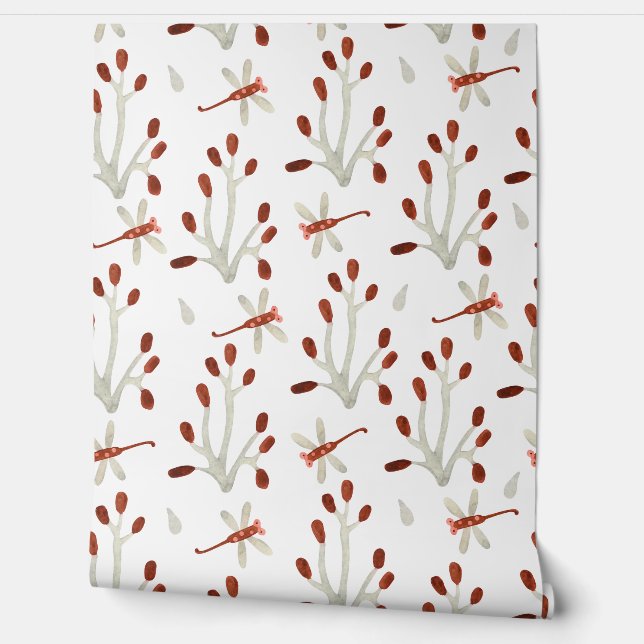 Dragon Fly Wallpaper Decor (Unrolling)