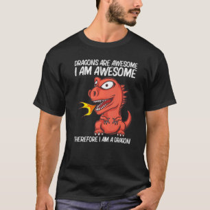 Dragon For Men Women Fire Breathing Creature 2 T-Shirt