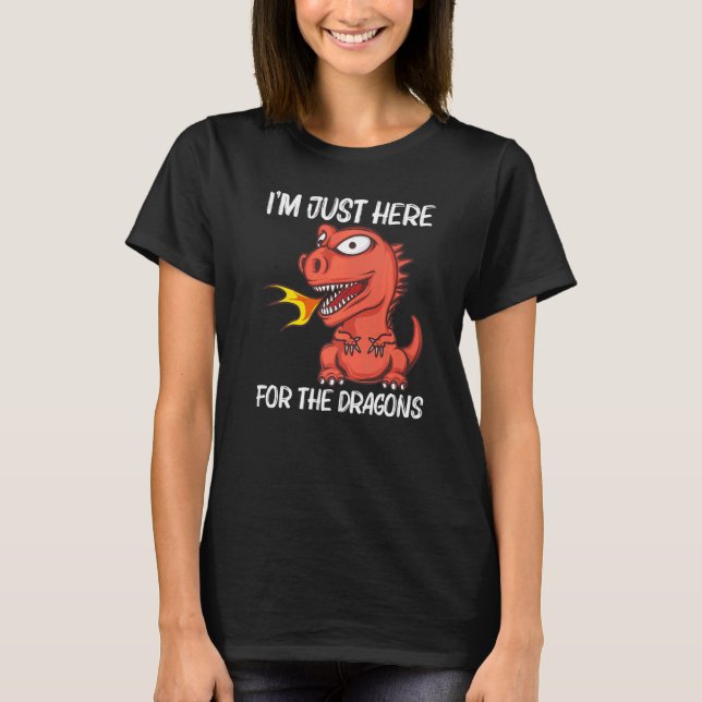 Dragon For Men Women Fire Breathing Creature T-Shirt (Front)
