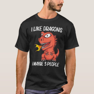 Dragon For Men Women Fire Breathing Creature T-Shirt