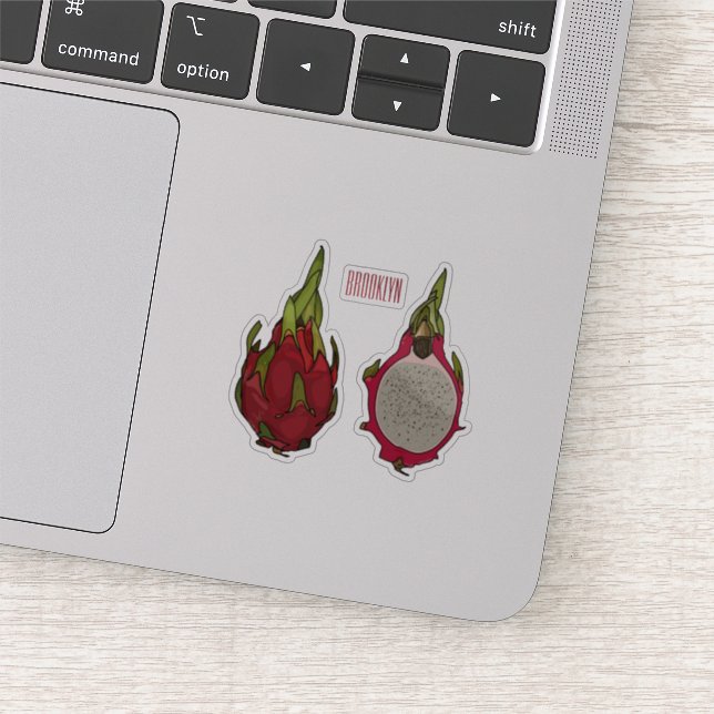 Dragon fruit cartoon illustration (Detail)