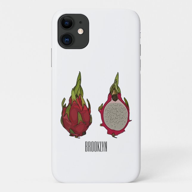 Dragon fruit cartoon illustration  Case-Mate iPhone case (Back)
