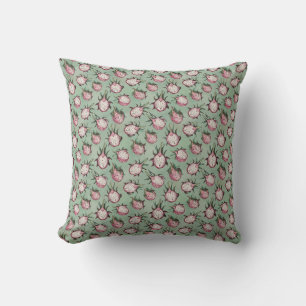"Dragon Fruit Fiesta" Throw Pillow